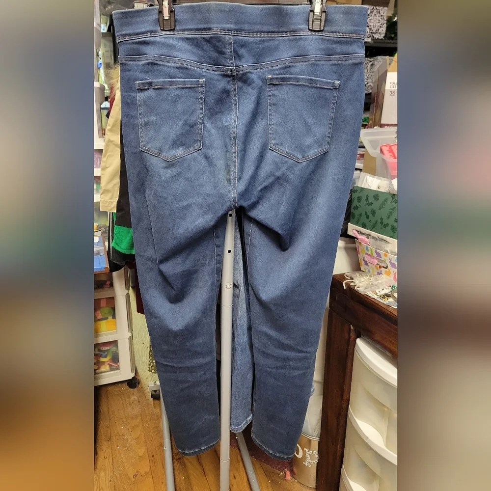 Gloria Vanderbilt 16 Stretchy Jeggings Blue Jeans - Picture 5 of 10